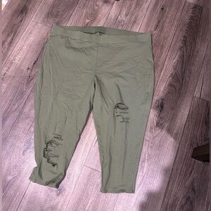 Torrid Olive Green Leggings
